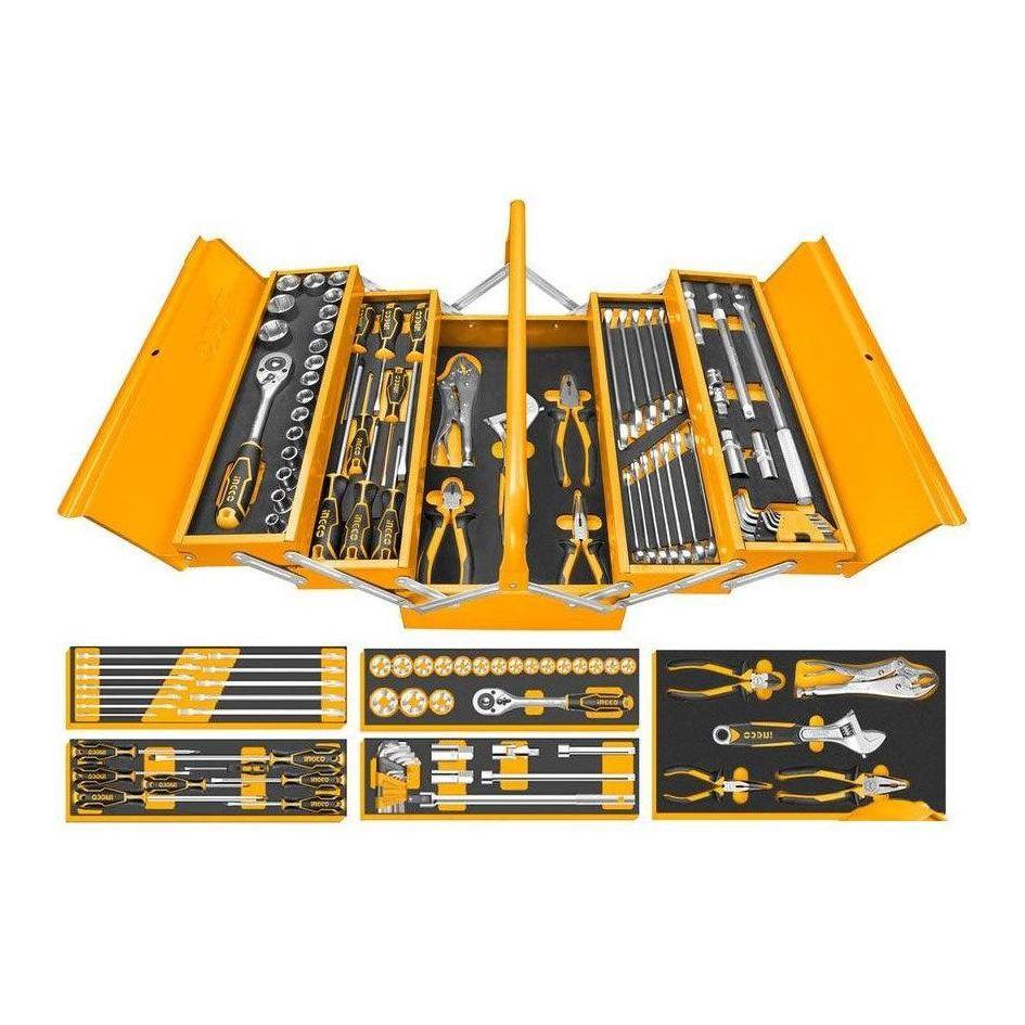 Ingco HTCS15591 Tool Chest / Metal Tool Box Set with 59pcs Hand Tools Set - KHM Megatools Corp. Ingco HTCS15591 Tool Chest / Metal Tool Box Set with 59pcs Hand Tools Set - KHM Megatools Corp.